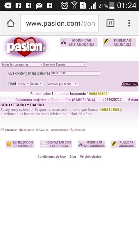 pasion mujeres barcelona|contacto